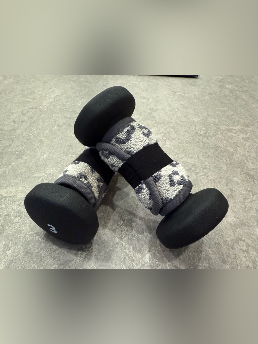 Drip Accessory Peloton Weight Wraps Terrycloth Elastic Sweat Protection Dumbbell